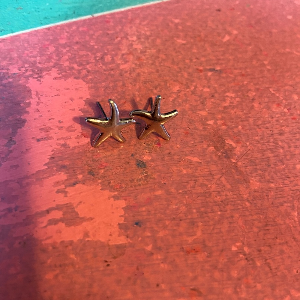 3 Pairs Of Small Tropical Silver Earrings!